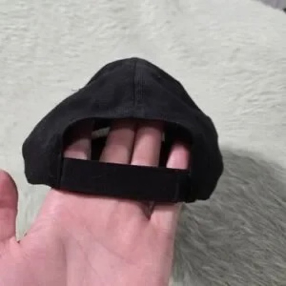 Black Logo Baseball Cap - Picture 5 of 9